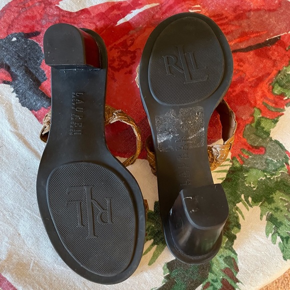 Ralph Lauren Kardelle size 8 tan sandals - Picture 5 of 5